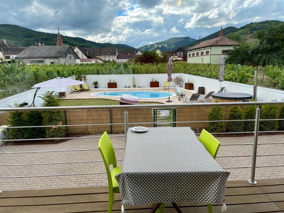 Alsacebnb - Gite 12 Personnes Dans Le Vignoble - Piscine Privee & Spa Аммершвір Екстер'єр фото