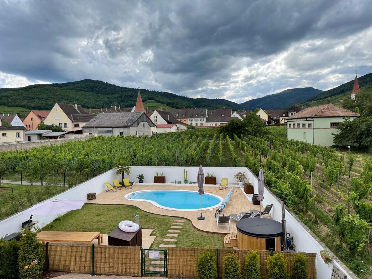 Alsacebnb - Gite 12 Personnes Dans Le Vignoble - Piscine Privee & Spa Аммершвір Екстер'єр фото