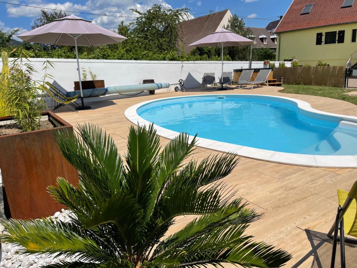 Alsacebnb - Gite 12 Personnes Dans Le Vignoble - Piscine Privee & Spa Аммершвір Екстер'єр фото
