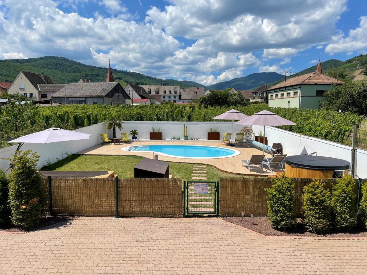 Alsacebnb - Gite 12 Personnes Dans Le Vignoble - Piscine Privee & Spa Аммершвір Екстер'єр фото