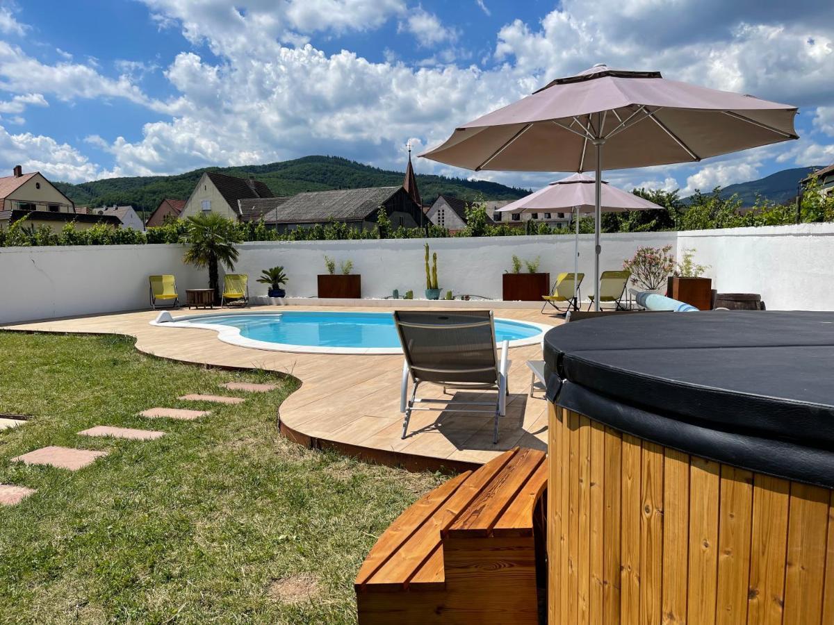Alsacebnb - Gite 12 Personnes Dans Le Vignoble - Piscine Privee & Spa Аммершвір Екстер'єр фото