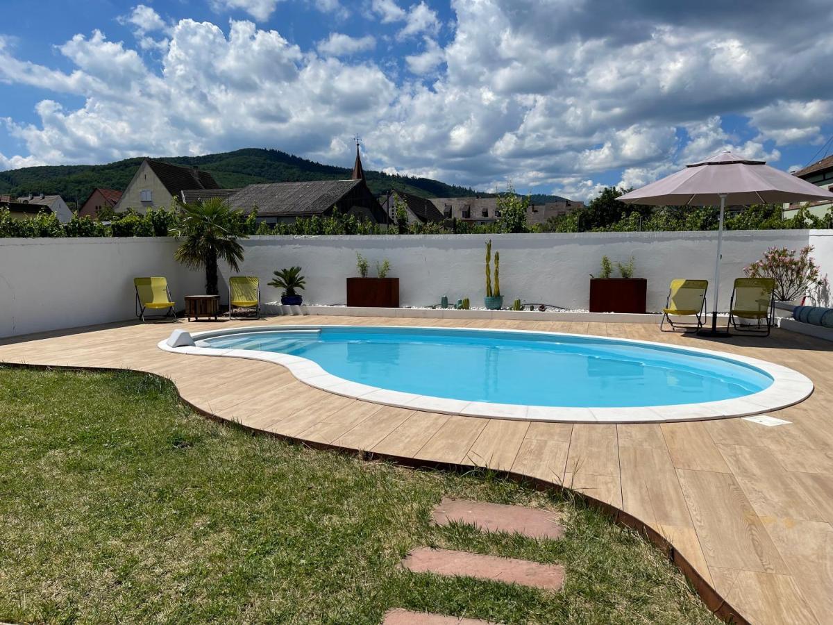 Alsacebnb - Gite 12 Personnes Dans Le Vignoble - Piscine Privee & Spa Аммершвір Екстер'єр фото